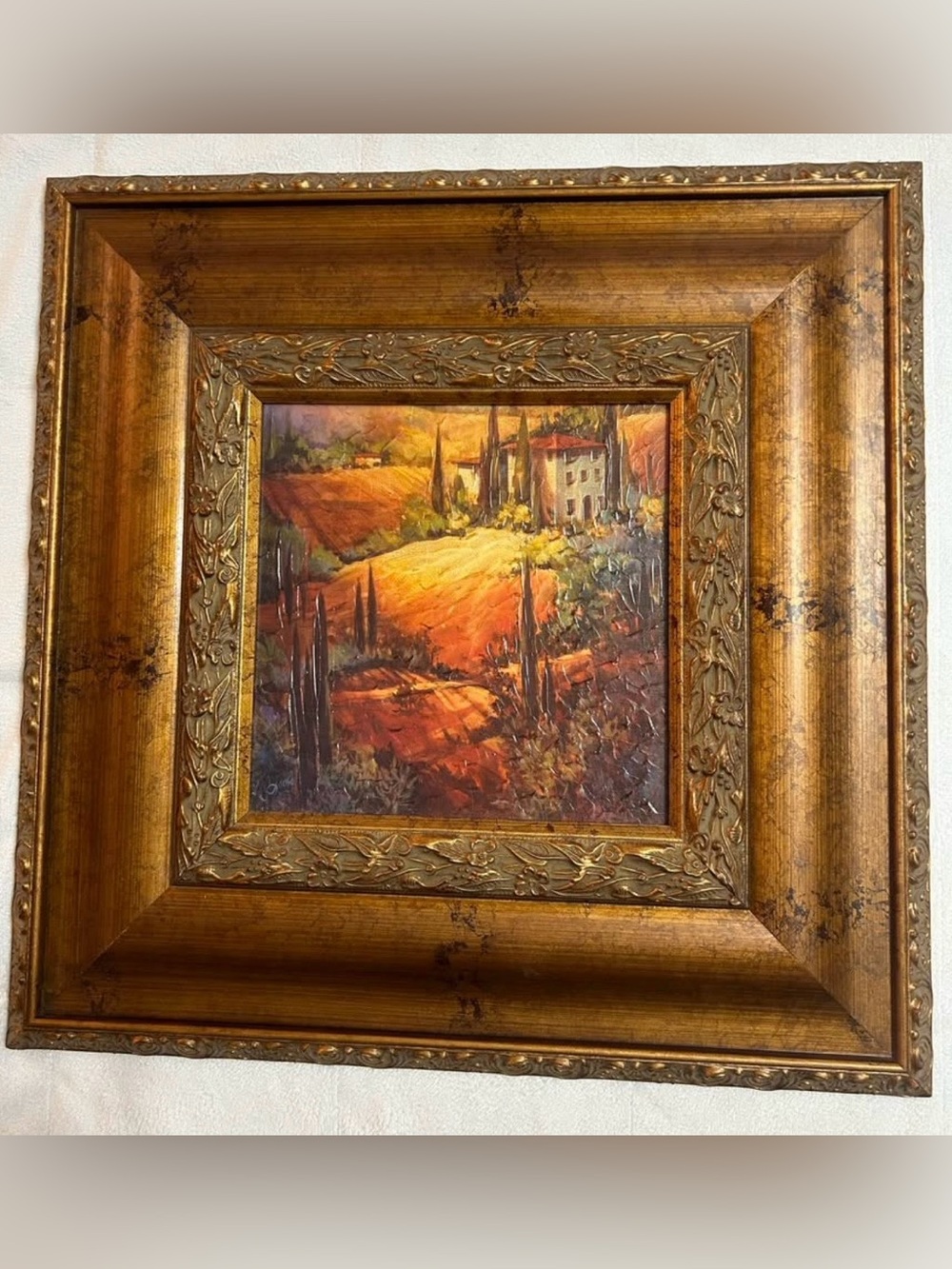 Nancy O'Toole "Morning Light Tuscany"
Textured Canvas Print Ornate Gold Frame